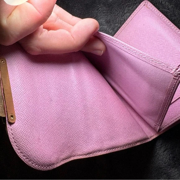 Louis Vuitton x Takashi Murakami Monogram Multicolore Joey Wallet White Litchi - Picture 10 of 11